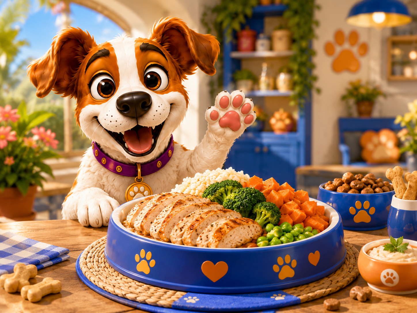 Comedor Pawland para Pet Lovers y lomitos